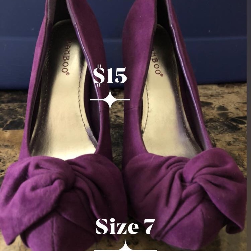 Women’s purple heels